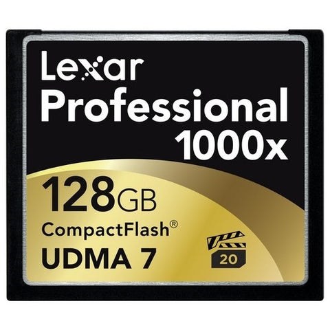 Lexar 1000X 128GB Compact Flash Memory Card