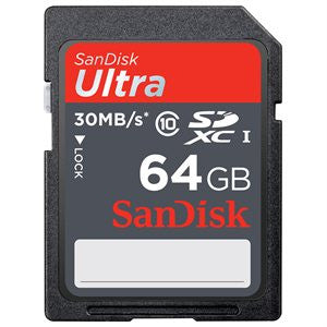 SanDisk Ultra 64GB 30MB/s SD / SDXC Card Memory Cards