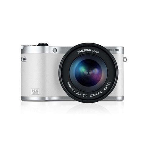 Samsung NX300 Mirrorless Digital Camera with 18-55mm f/3.5-5.6 OIS Lens (International Version)(Support Muli Language)