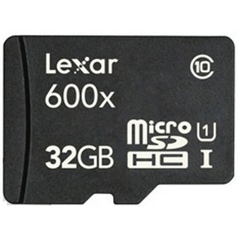 Lexar 600X 32GB Micro SD Memory Card - With USB 3.0 Card Reader