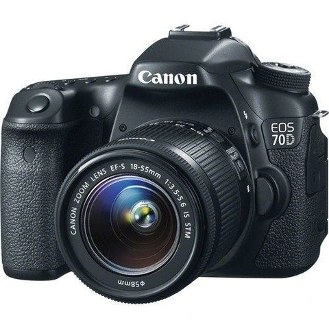 Canon EOS 70D Twin kit with 18-55 IS STM and 75-300 III Lens Digital SLR Camera