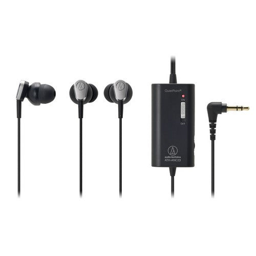 Audio Technica ATH-ANC23 Inner Ear Active noise Cancelling Headphones