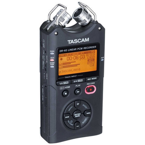 Tascam DR-40 Handheld 4-Track Recorder