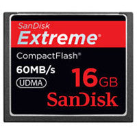 SanDisk Extreme 16GB 60MB/s CF Card Memory Cards