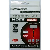 Generic Micro HDMI to HDMI Cable HDMI Cable