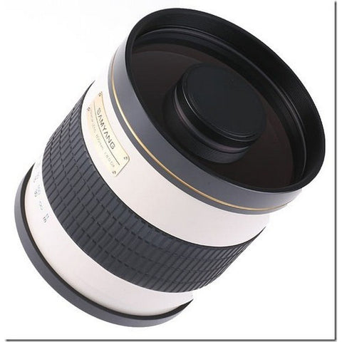 Samyang 800mm F8 Mirror Lens with T-mount adapter