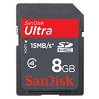 SanDisk Ultra 8GB 30MB/s SD / SDHC Card Memory Cards