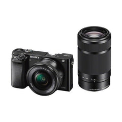 Sony Alpha A6000 with 16-50mm and 55-210mm Interchangeable Lens Digital Camera (PAL)