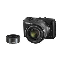 Canon EOS M Kit with EF-M 18-55mm Lens and EF-M 22mm Lens Digital Mirrorless Cameras