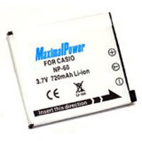 Maximal Power NP-60 (NP60) for Casio digital Camera