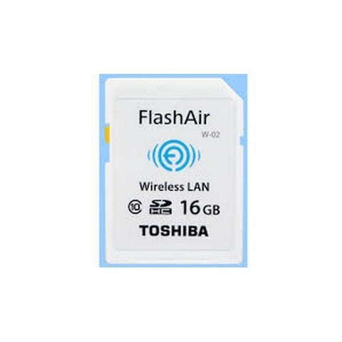 Toshiba FlashAir Card Wifi 16GB SD Class 10 Memory Card