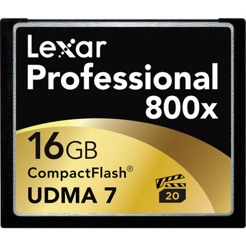 Lexar 800X 16GB Compact Flash Memory Card