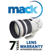 Mack 7 yr Extended Int'l Warranty for Lens under $1000  (1017)