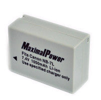 Maximal Power NB-7L (NB7L) Battery for Canon digital Camera