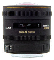 Sigma 4.5mm f2.8 EX DC Circular Fisheye HSM Lenses